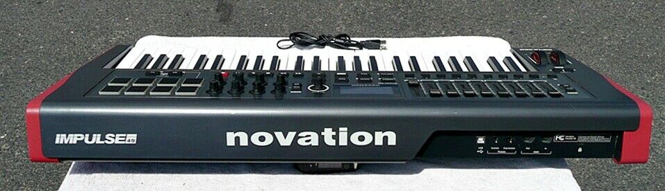 Nemko Novation Impulse 49 Key Keyboard MIDI Controller -Works Great - Excel Cond - Fresh Stock Dated December 2025