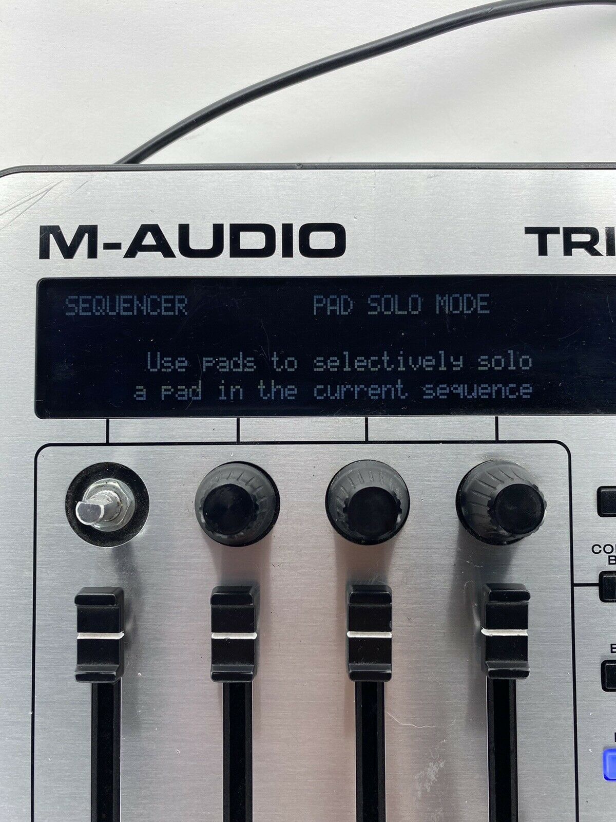 M-Audio Trigger Finger Pro Pad Controller (Missing Knob - SEE ALL PICTURES) - Fresh Stock Dated December 2025