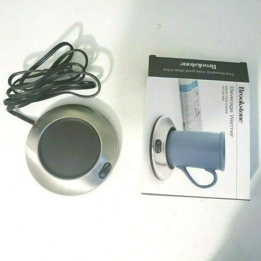 Brookstone Beverage Warmer (K72AS) for Coffee/Tea/Chocolate - 2 temps - Fresh Stock Dated February 2026