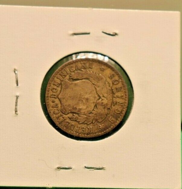1897 Dominican Republic 20 Centavos KM-14 - Fresh Stock Dated December 2025