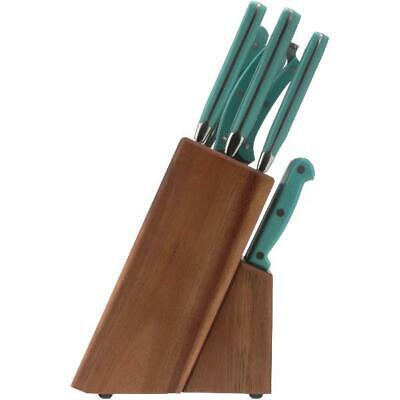 The Pioneer Woman Pioneer Cowboy Rustic 14 Piece Block Set Linen knives - Fresh Stock Dated January 2026