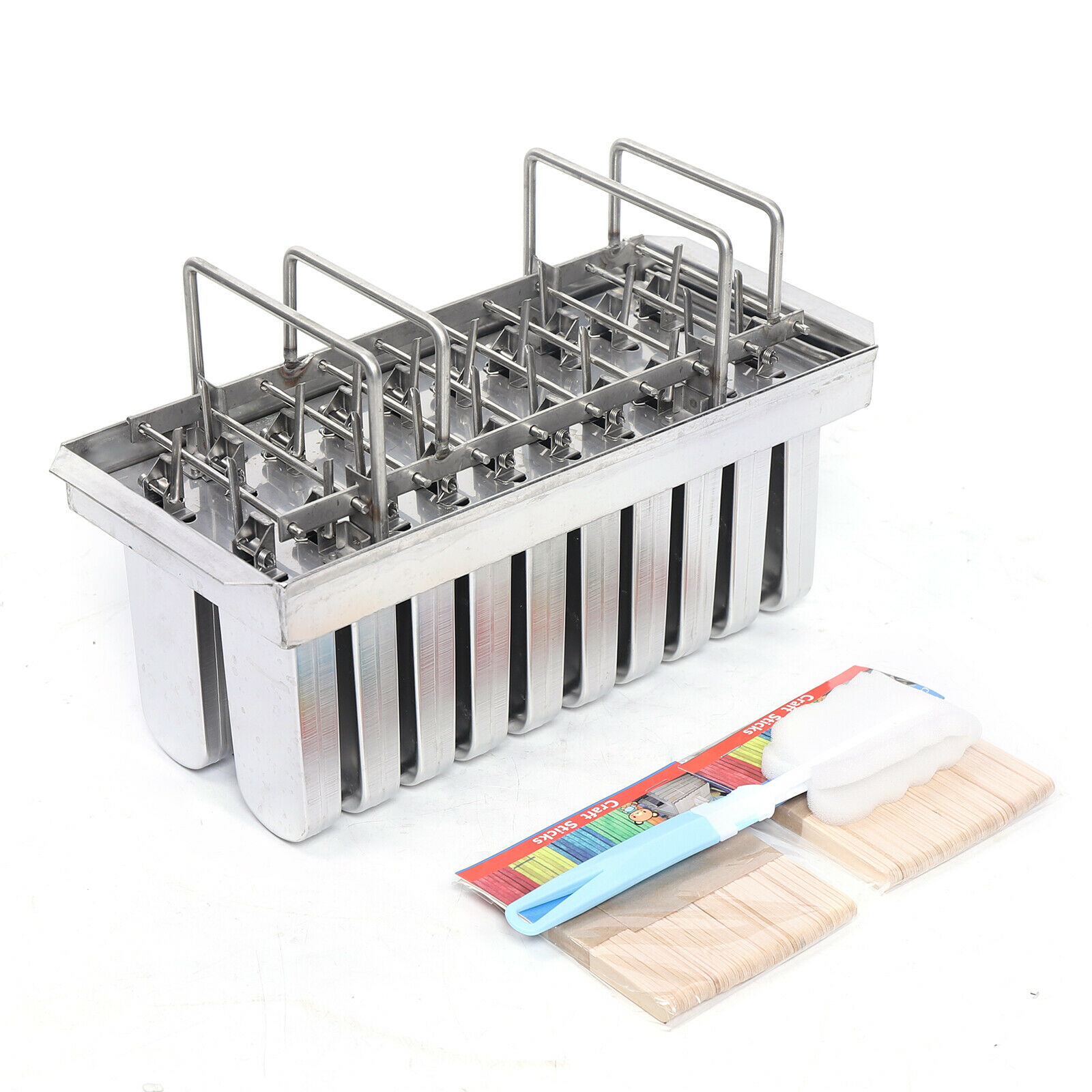 20pcs Stainless Steel Frozen Ice Cream Juice Pop Ice Maker Popsicle Pop Mold US - Fresh Stock Dated January 2026