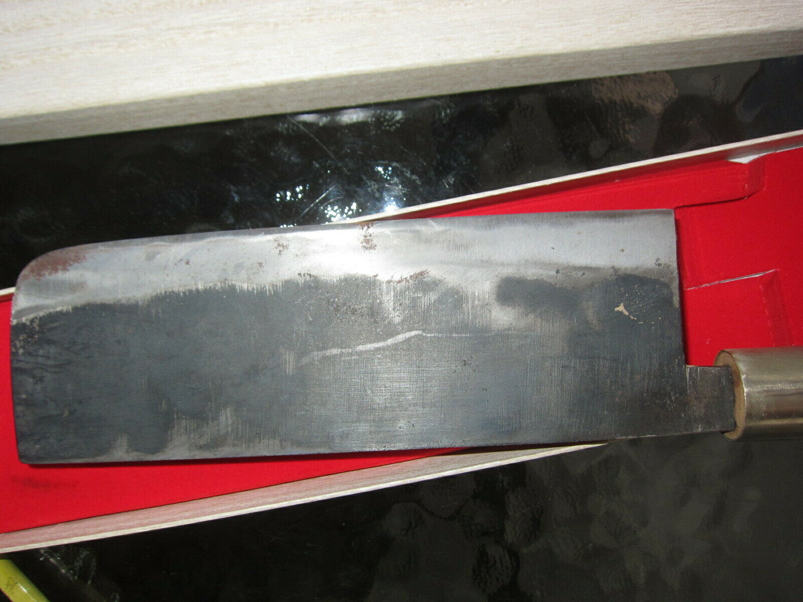 Japanese Inscription Kitchen Chef Knife MINAMOTO 7“ 源昭忠 薄刃 - Fresh Stock Dated January 2026
