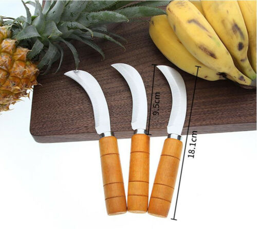 1Pcs Stainless Steel Fruit Knife Fast Pineapple Peeling Machete Kitchen Gadget - Fresh Stock Dated January 2026