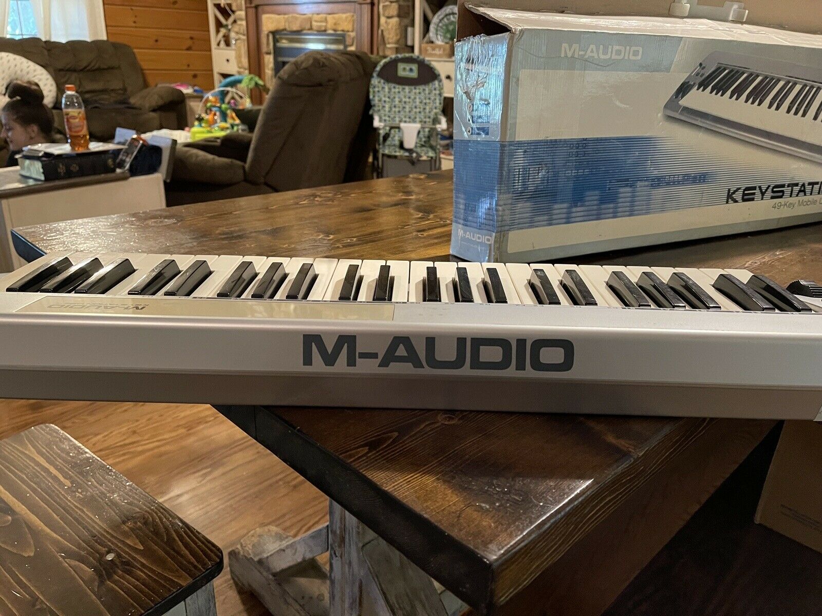 M-Audio Keystation 49e Midi Keyboard  - Tested! WORKS - Fresh Stock Dated December 2025