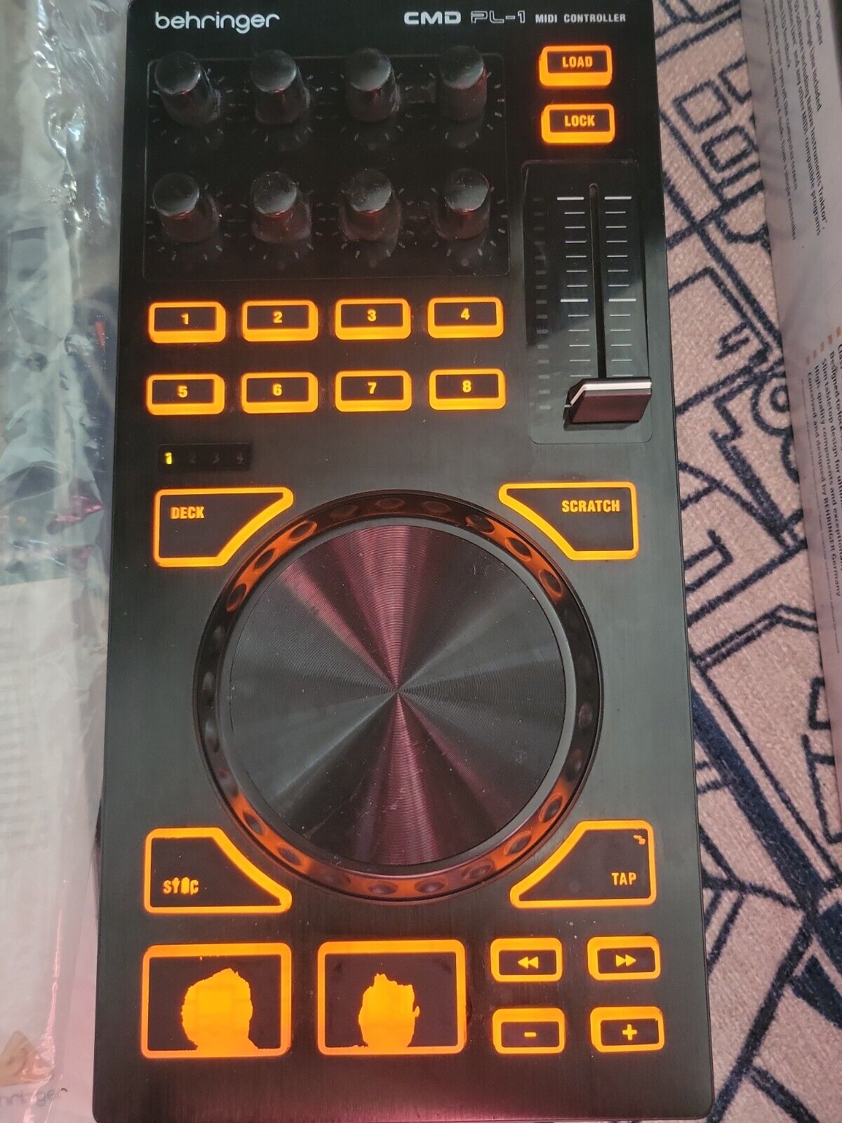 Behringer CMD PL-1 DJ Controller MIDI Module 4-Track - Fresh Stock Dated December 2025