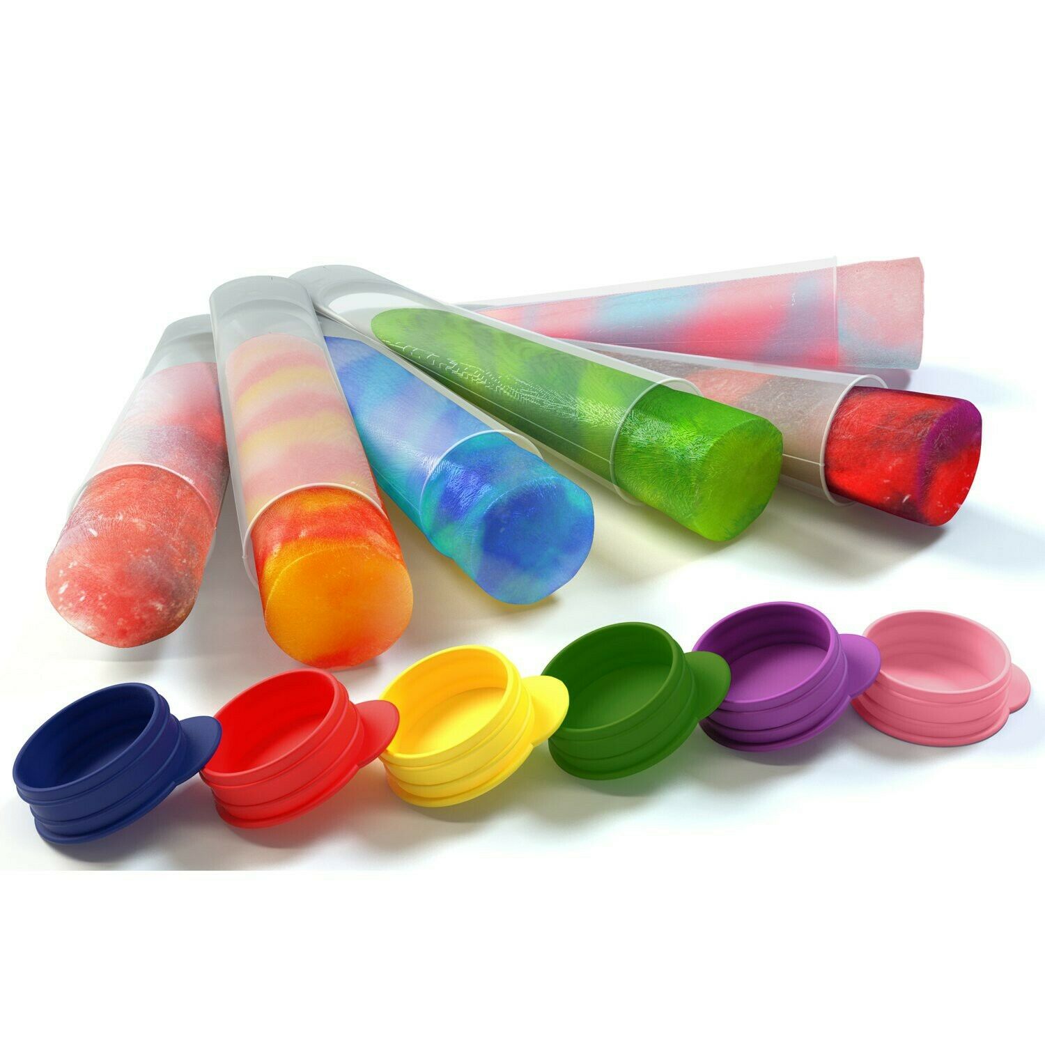 QUALITY SILICONE ICE POP MOLDS THAT MAKE GREAT-TASTING AND HEALTHY SNACKS, Se... - Fresh Stock Dated February 2026