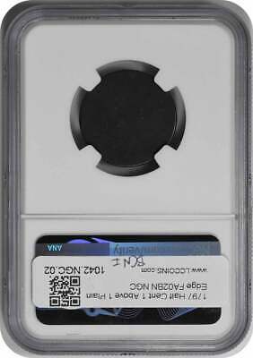 1797 Half Cent 1 Above 1 Plain Edge FA02BN NGC - Fresh Stock Dated December 2025