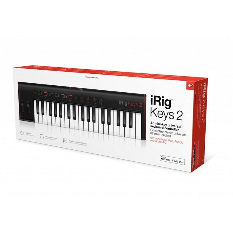 IK Multimedia iRig Keys 2 MIDI Keyboard Controller w/ 37 Mini Keys - Fresh Stock Dated December 2025