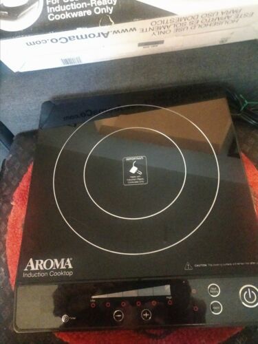 AROMA INDUCTION COOKTOP SAFEST WAY TO COOK 7 settings easy clean ceramic. - Fresh Stock Dated February 2026
