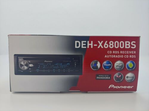 Pioneer DEH-X6800BS Auto Radio Bluetooth CD RDS Receiver Box Remote Manual Only - Fresh Stock Dated December 2025