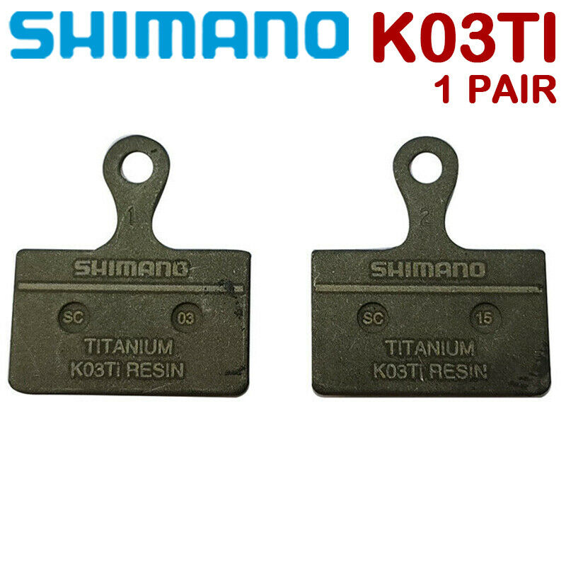 Shimano XTR K03Ti Resin Disc Brake Pads For M9100 R8070 R7070 RS805 MTB Bicycle - Fresh Stock Dated December 2025