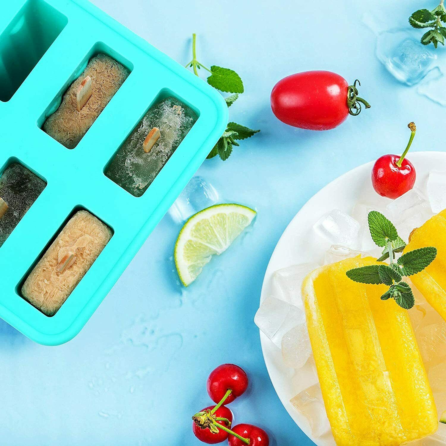 Ice Monster Silicone Homemade Popsicle Mold & Sticks & Bags for Kids - Fresh Stock Dated February 2026