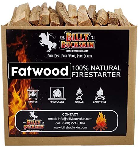 Easy & Safe Fire Starter Start a Fire with just 2 Sticks Rich Lighter 10 lb. Box - Fresh Stock Dated January 2026