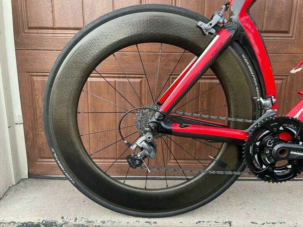 Orbea Ordu Triathlon Bike with Zipp 808 Firecrest Wheels and SRAM Power Meter - Fresh Stock Dated December 2025