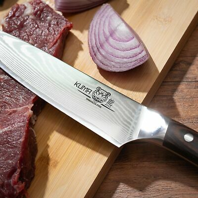 KUMA VG10 Damascus Chef Knife – 8 inch Chef Knife With Premium Wooden Handle - Fresh Stock Dated January 2026