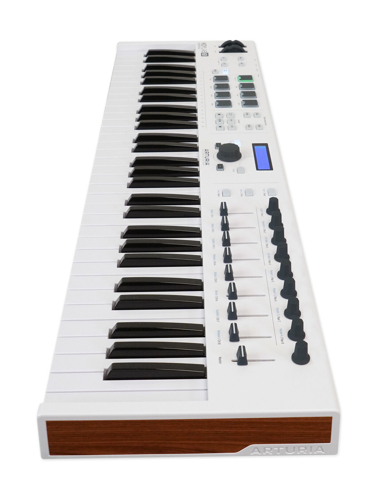 Arturia Keylab Essential 61-Key USB Keyboard Controller in White+Mic+Headphones - Fresh Stock Dated December 2025