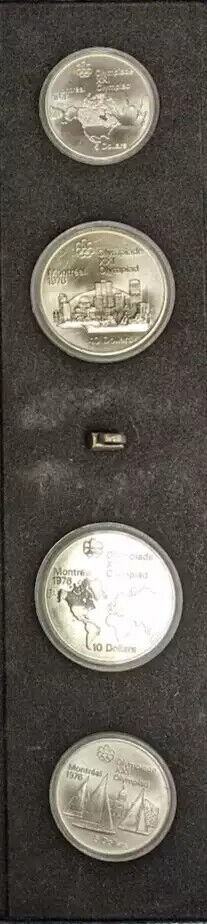 1976 21st Olympiad / 1976 Canada Olympics Silver 28 Coin Set - Fresh Stock Dated December 2025