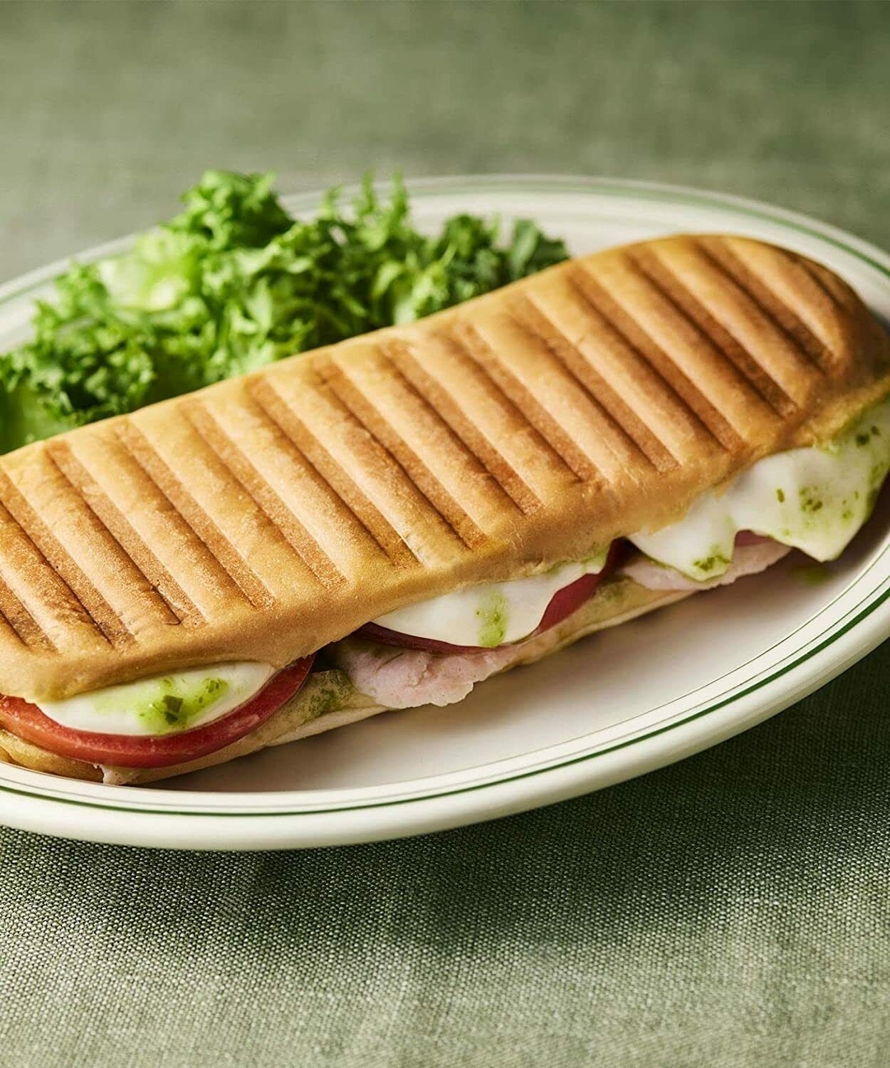 BRUNO Electric Grill Sandwich Maker Double Hot Sandwich + Grill Plate BOE084 Red - Fresh Stock Dated February 2026