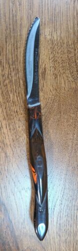 CUTCO KNIFE 1758 Kitchen/Steak Knife Brown Orange Swirl Factory Sharpened - Fresh Stock Dated January 2026