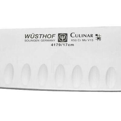 Wusthof Culinar 7-Inch Hollow Edge Santoku Knife New Japan Tracking# - Fresh Stock Dated January 2026