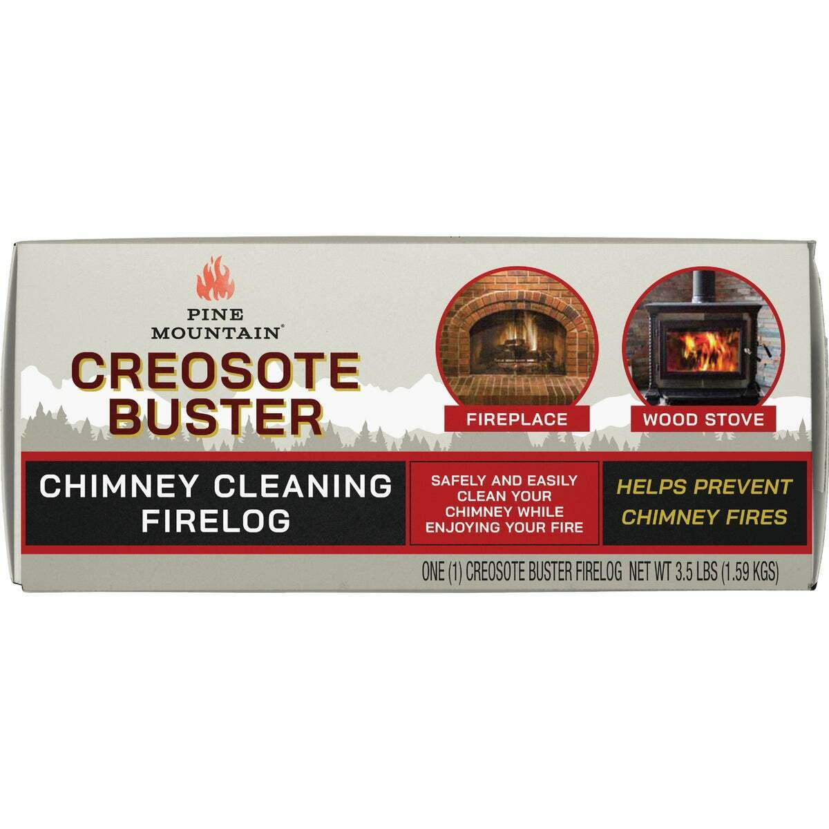 Pine Mountain 3-1/2 Lb. Log Creosote Remover 525-160-881 Pack of 6 - Fresh Stock Dated December 2025