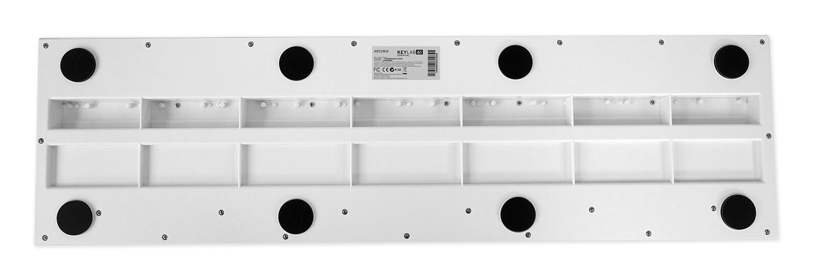 Arturia Keylab Essential 61-Key USB Keyboard Controller in White+Mic+Headphones - Fresh Stock Dated December 2025