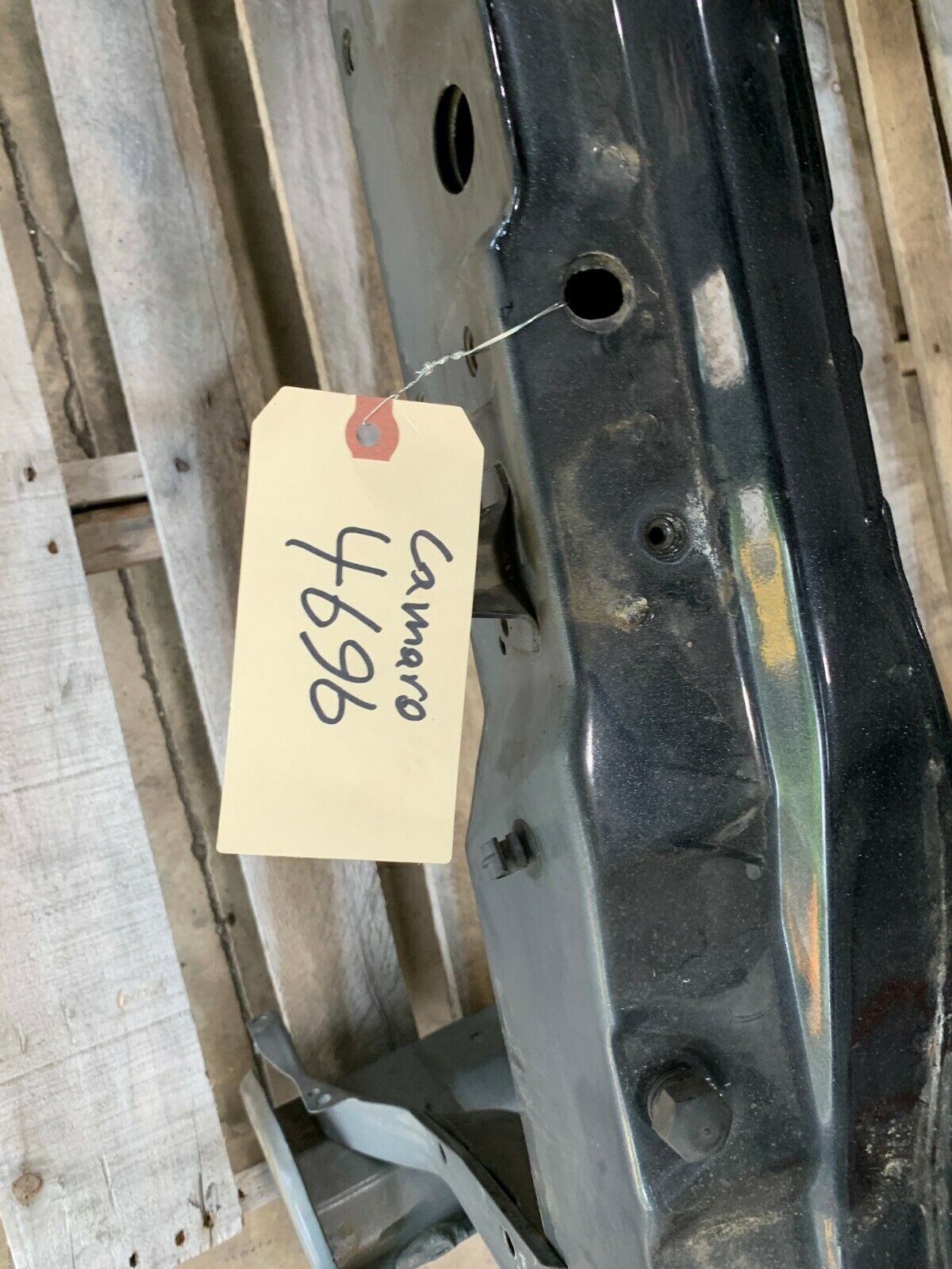 2012 CAMARO SS OEM FRONT RADIATOR CORE SUPPORT FRAME RAIL CUT - Fresh Stock Dated December 2025