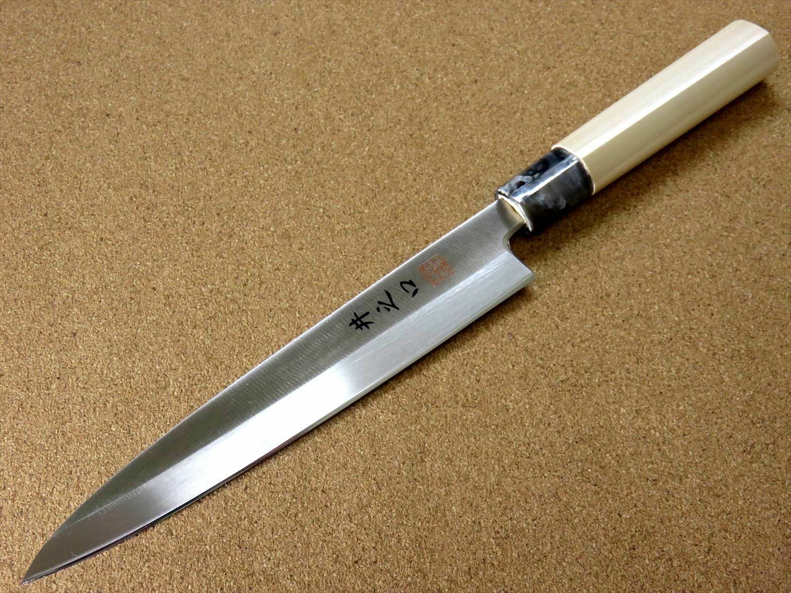 Japanese Kitchen Sashimi Yanagiba Knife 210mm 8 in Left handed Fish SEKI JAPAN - Fresh Stock Dated February 2026