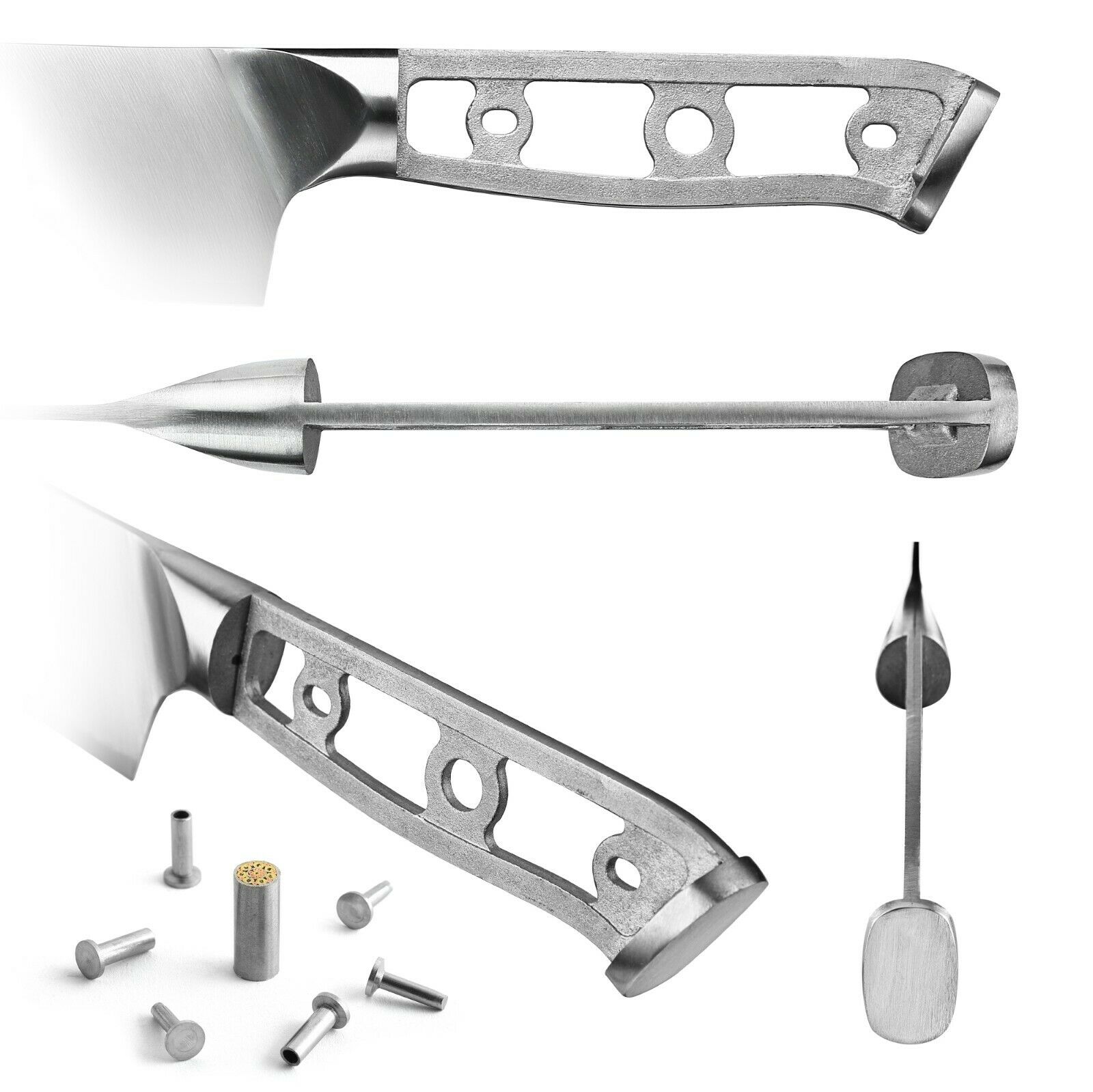 Santoku Chef knife blanks 3 Layers AUS-10 steel woodworking project kit 5-inch - Fresh Stock Dated February 2026