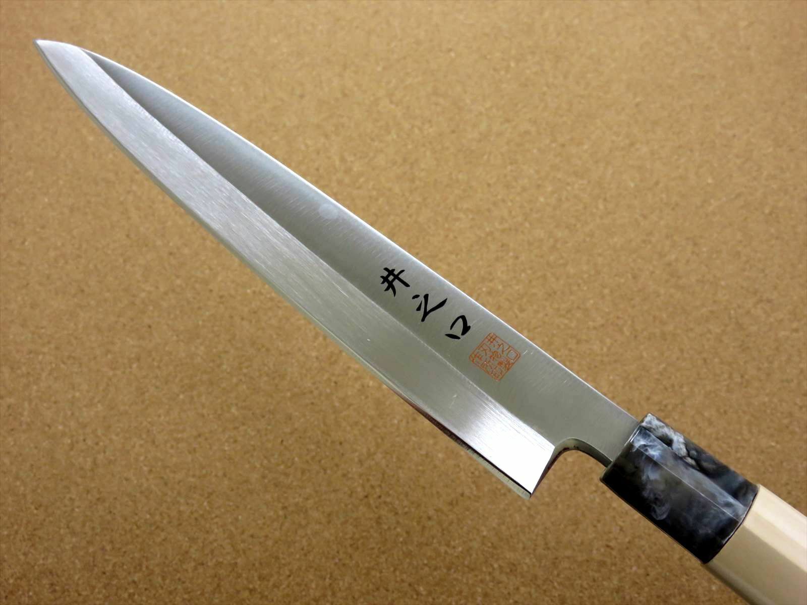Japanese Kitchen Sashimi Yanagiba Knife 210mm 8 in Left handed Fish SEKI JAPAN - Fresh Stock Dated February 2026