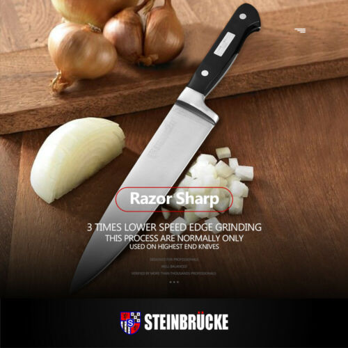 Kitchen Knife Chef Knives 8 inch German High Quality Stainless Steel - Fresh Stock Dated January 2026