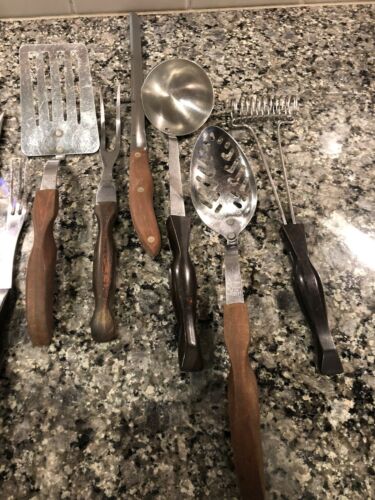 Cutco Lot of 17. Mixed Knives, Serving Forks, Spoons, Spatula.  Mixed Handles - Fresh Stock Dated January 2026