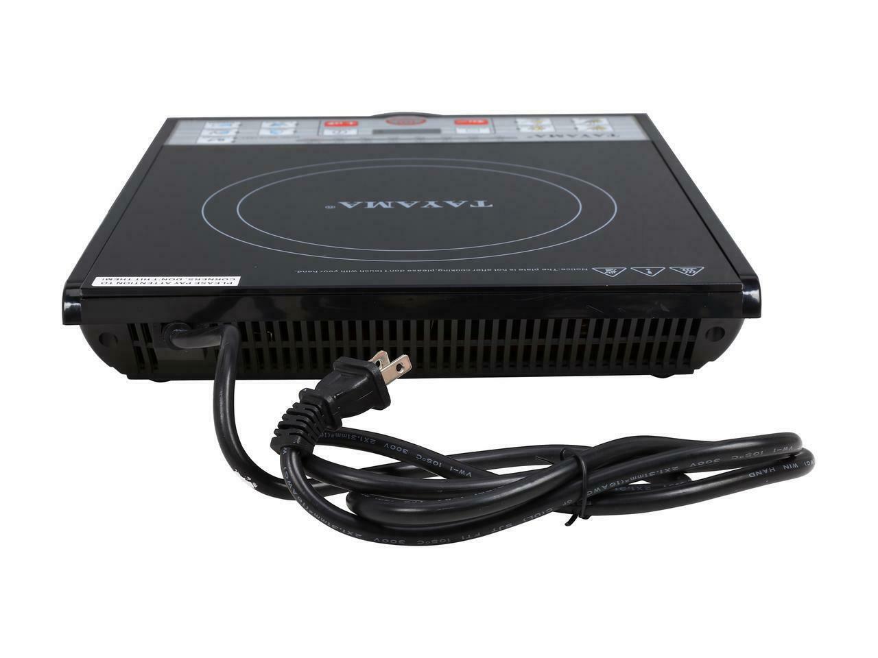 Tayama SM15-16A3 Induction Cooker with Cooking Pot, Black - Fresh Stock Dated February 2026