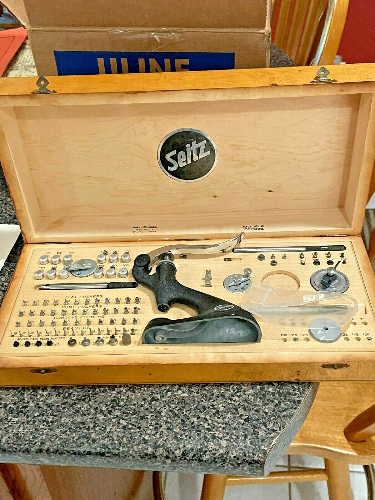 Seitz Master Jeweling Tool In wood box a real beauty good luck - Fresh Stock Dated December 2025