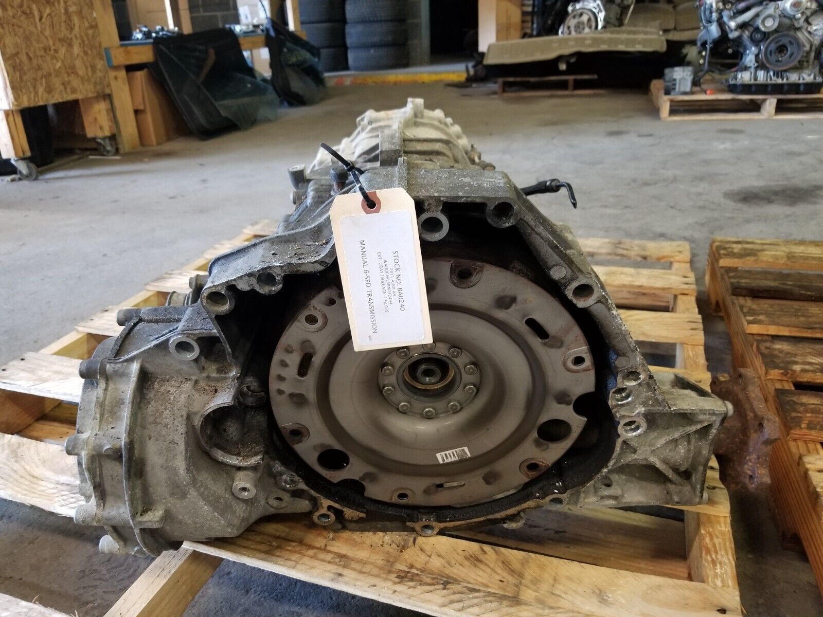 2011 AUDI A4 *AWD* MANUAL 6-SPEED TRANSMISSION ASSEMBLY ID LRY 132K MILES - Fresh Stock Dated December 2025