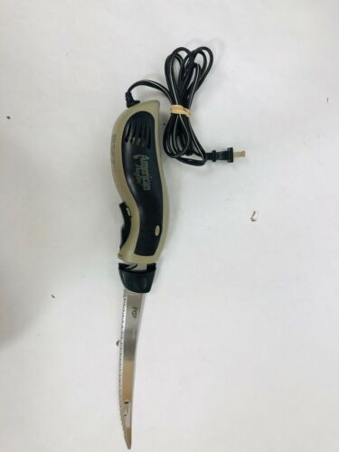 American Angler Model Electric Fish Fillet Knife Model 31600 120vac 60hz Tested - Fresh Stock Dated January 2026