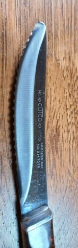 CUTCO KNIFE 1758 Kitchen/Steak Knife Brown Orange Swirl Factory Sharpened - Fresh Stock Dated January 2026