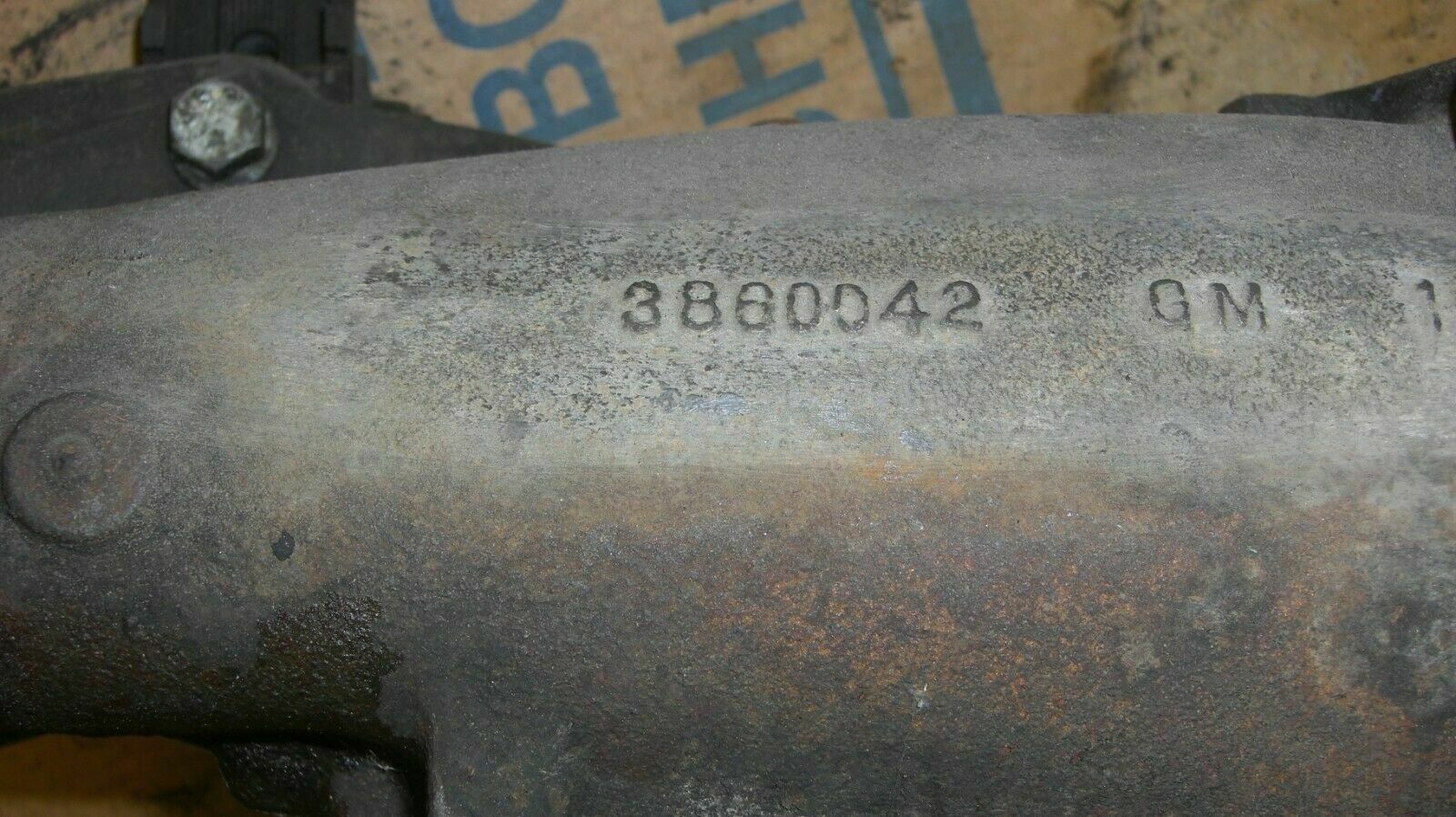 1966 Saginaw GM 3 Speed Transmission w/ Hurst Synchro Loc 3858986 - Fresh Stock Dated December 2025