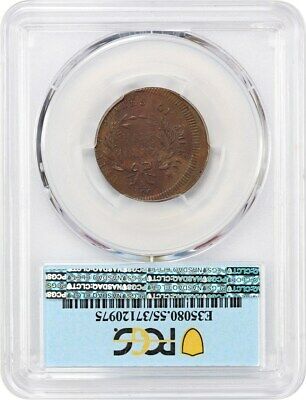 1795 PE, Punc Date 1/2c PCGS AU55 (C-4, Struck 5% Off Center) ex: D.L. Hansen - Fresh Stock Dated December 2025