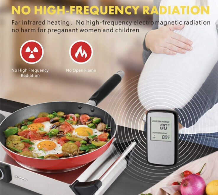 Techwood ES-3203 Electric Portable Double Hot Plate Countertop Burner Stainless - Fresh Stock Dated February 2026