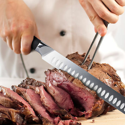 Kessaku Carving Slicing Knife Dynasty Series German Steel Granton Edge 12-Inch - Fresh Stock Dated January 2026