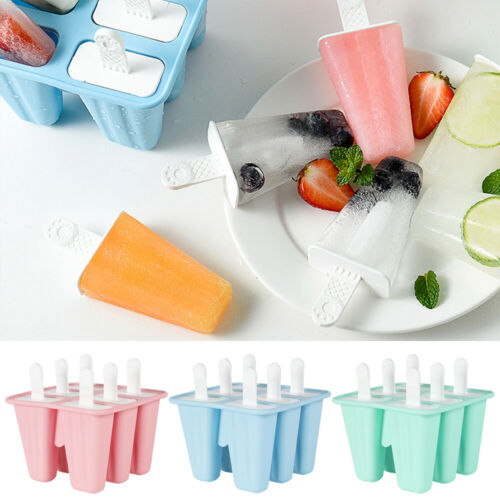 Silicone Frozen Mold BPA Free DIY Ice Cream Juice Popsicle Maker Ice Lolly Mould - Fresh Stock Dated February 2026
