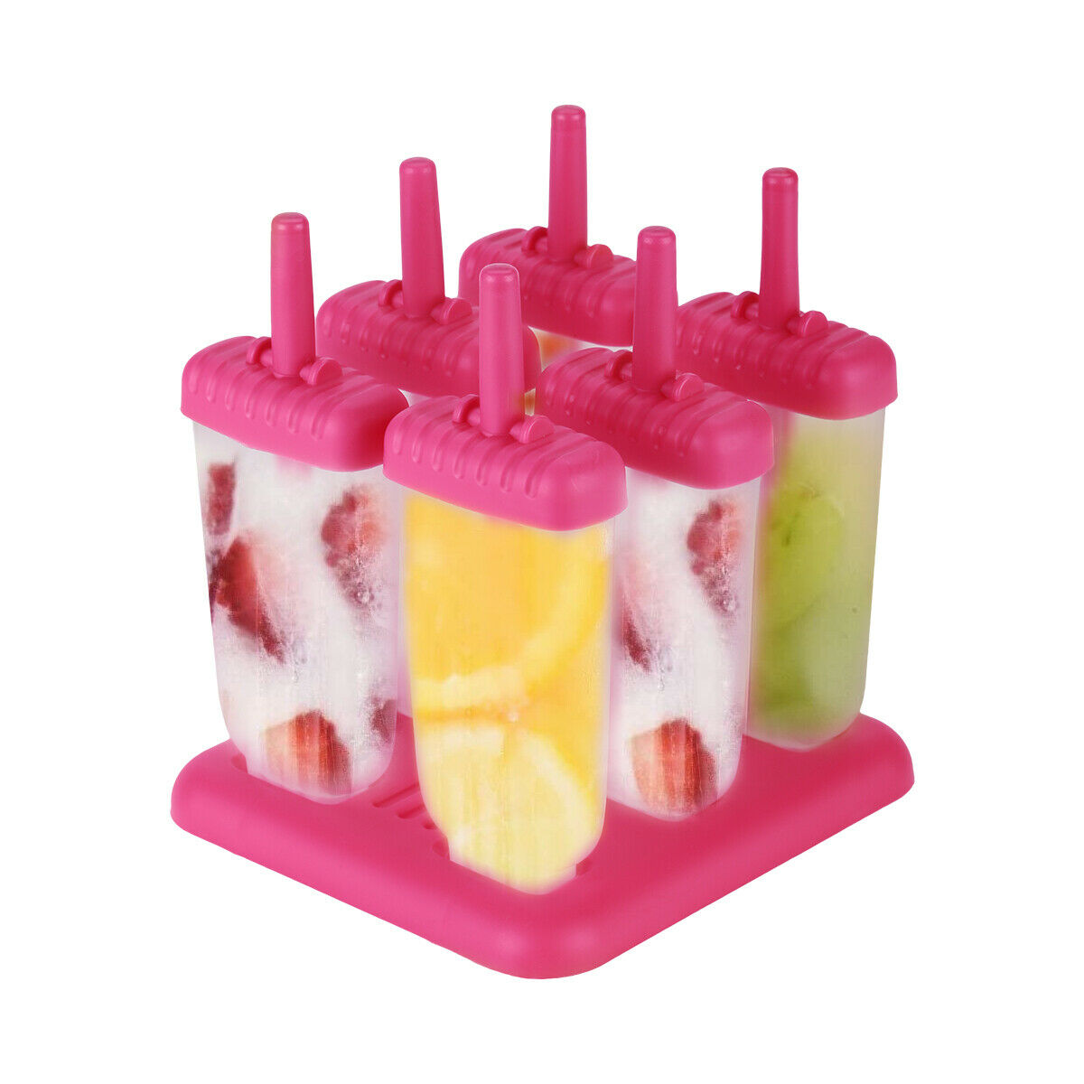 Kitchen Pop Popsicle Mold Maker Lolly Tray Pan DIY Frozen Ice Cream Mould New - Fresh Stock Dated February 2026