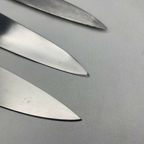 Damaged Lot of three Japanese Chef's Kitchen Knives  From Japan ST432 - Fresh Stock Dated January 2026
