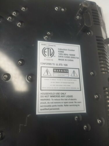 Magneflux Portable Induction Cooktop - Fresh Stock Dated February 2026