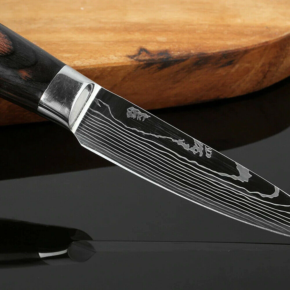 Professional Japanese Damascus Stainless Carbon Steel Best Kitchen Paring Knife - Fresh Stock Dated January 2026