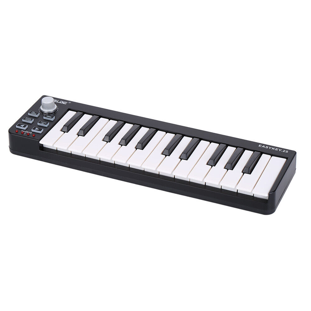 Worlde 25 Portable Keyboard Mini 25- USB MIDI Controller Keyboard Y1Y7 - Fresh Stock Dated December 2025