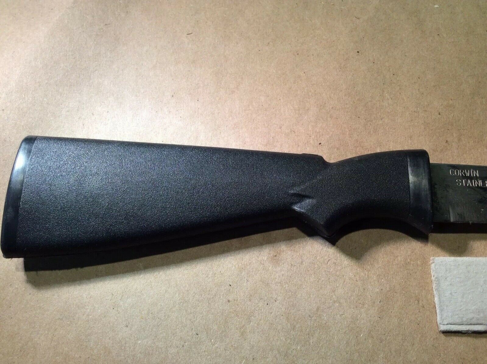 Vintage Corwin Knife Rifle Stock Handle Stainless INV-B14 - Fresh Stock Dated February 2026