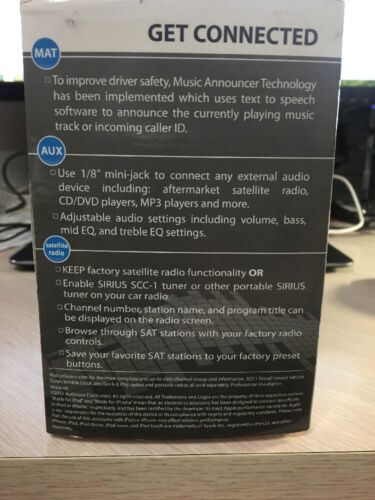 Audiovox Driven by Dice MediaBridge AMBR-1502-NIS w/ FREE Belkin 3.5mm aux cable - Fresh Stock Dated December 2025